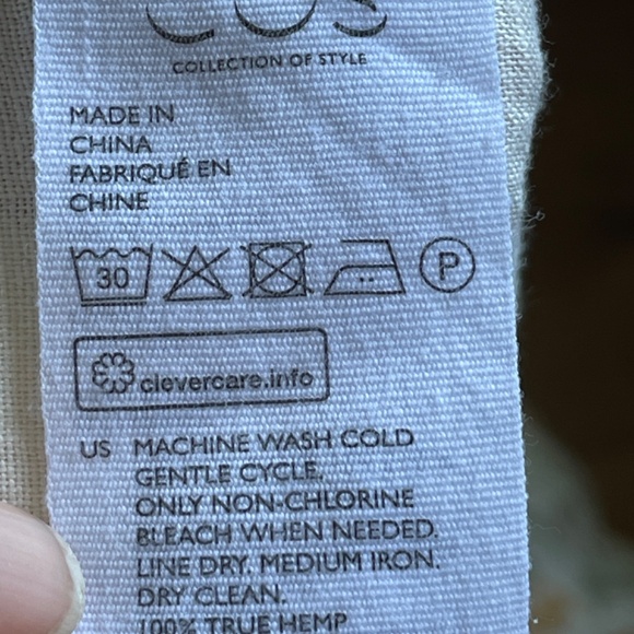 COS boatneck hemp top sz6 - Picture 5 of 11